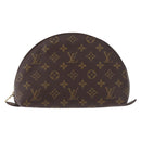 LOUIS VUITTON Monogram Trousse Demi Ronde Cosmetic Pouch M47520 LV Auth 193374-13