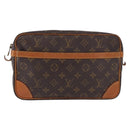LOUIS VUITTON Monogram Compiegne 28 Clutch Bag M51845 LV Auth 193376-2