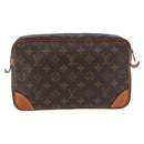 LOUIS VUITTON Monogram Compiegne 28 Clutch Bag M51845 LV Auth 193376-3