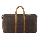 LOUIS VUITTON Monogram Keepall Bandouliere 50 Boston Bag M41416 LV Auth 193378-13