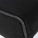 CELINE Circle Hand Bag Nylon Black Gold Auth 193380-15
