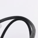 CELINE Circle Hand Bag Nylon Black Gold Auth 193380-8