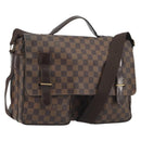 LOUIS VUITTON Damier Ebene Broadway Shoulder Bag N42270 LV Auth 193382-1