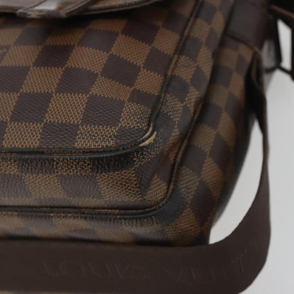 LOUIS VUITTON Damier Ebene Broadway Shoulder Bag N42270 LV Auth 193382