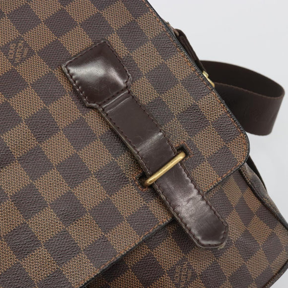 LOUIS VUITTON Damier Ebene Broadway Shoulder Bag N42270 LV Auth 193382