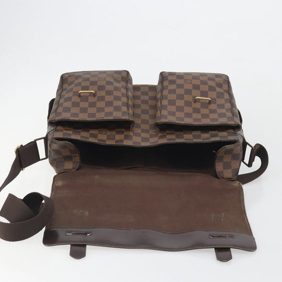 LOUIS VUITTON Damier Ebene Broadway Shoulder Bag N42270 LV Auth 193382
