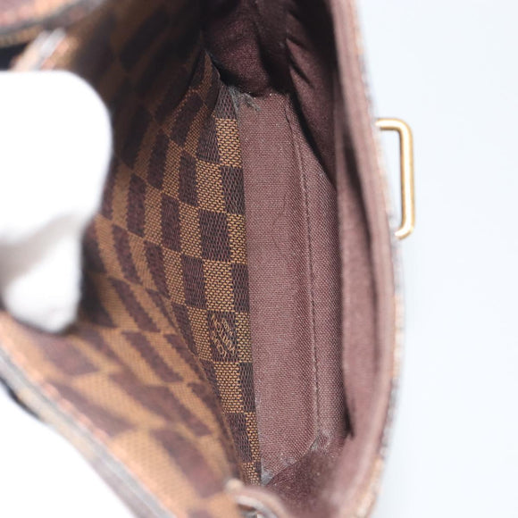 LOUIS VUITTON Damier Ebene Broadway Shoulder Bag N42270 LV Auth 193382