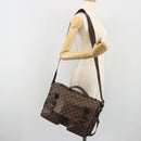LOUIS VUITTON Damier Ebene Broadway Shoulder Bag N42270 LV Auth 193382-26