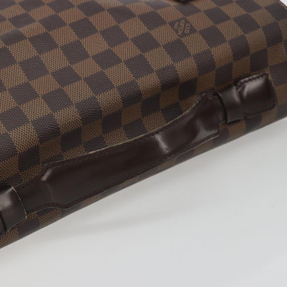 LOUIS VUITTON Damier Ebene Broadway Shoulder Bag N42270 LV Auth 193382