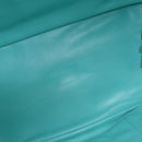 TIFFANY&Co. Shoulder Bag Leather Turquoise Blue Auth 193383V-17