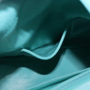 TIFFANY&Co. Shoulder Bag Leather Turquoise Blue Auth 193383V-22