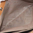 Salvatore Ferragamo Gancini Tote Bag Canvas Red Silver Auth 193384V-24