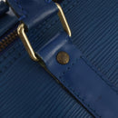 LOUIS VUITTON Epi Keepall 55 Boston Bag Toledo Blue M42955 LV Auth 193385-17