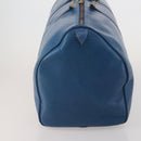 LOUIS VUITTON Epi Keepall 55 Boston Bag Toledo Blue M42955 LV Auth 193385-4
