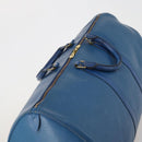 LOUIS VUITTON Epi Keepall 55 Boston Bag Toledo Blue M42955 LV Auth 193385-6