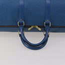 LOUIS VUITTON Epi Keepall 55 Boston Bag Toledo Blue M42955 LV Auth 193385-7