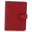 LOUIS VUITTON Epi Agenda PM Day Planner Cover Red R20057 LV Auth 193386-13