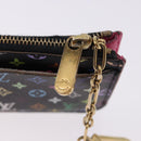 LOUIS VUITTON Monogram Multicolor Pochette Cles NM Purse M60279 LV Auth 193387-13
