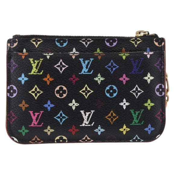 LOUIS VUITTON Monogram Multicolor Pochette Cles NM Purse M60279 LV Auth 193387