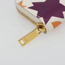 SAINT LAURENT Coin Purse Leather Multicolor Silver Auth 193388V-12