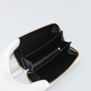 SAINT LAURENT Coin Purse Leather Multicolor Silver Auth 193388V-14