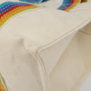 HERMES Bora Bora PM Rainbow Bag Canvas Sokoa Limited Edition Color Auth 193389A-10