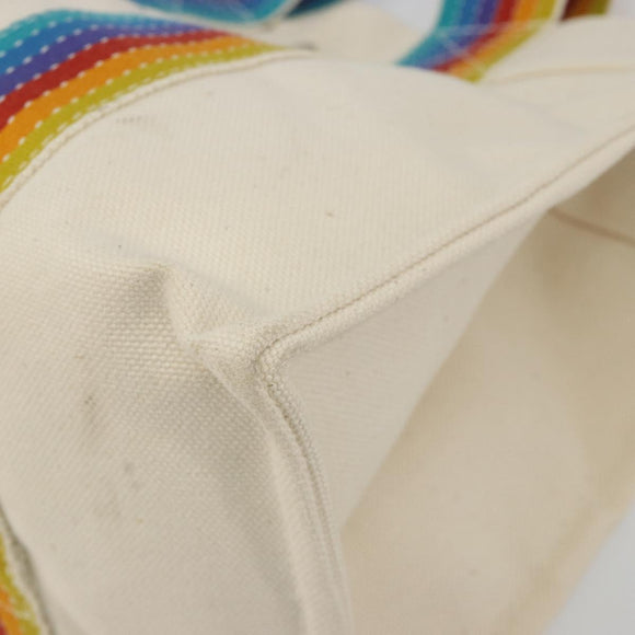 HERMES Bora Bora PM Rainbow Bag Canvas Sokoa Limited Edition Color Auth 193389A