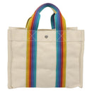 HERMES Bora Bora PM Rainbow Bag Canvas Sokoa Limited Edition Color Auth 193389A-2