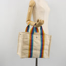 HERMES Bora Bora PM Rainbow Bag Canvas Sokoa Limited Edition Color Auth 193389A-23
