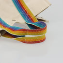 HERMES Bora Bora PM Rainbow Bag Canvas Sokoa Limited Edition Color Auth 193389A-7