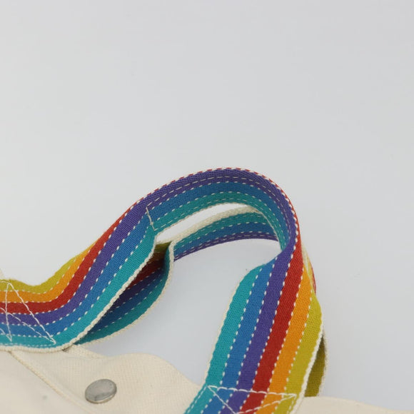 HERMES Bora Bora PM Rainbow Bag Canvas Sokoa Limited Edition Color Auth 193389A