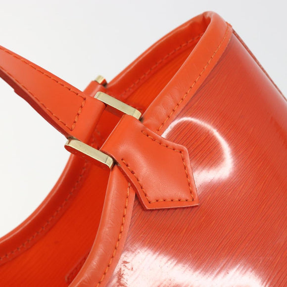 LOUIS VUITTON Epi Plage Mini Lagoon Bay Hand Bag Orange M92262 LV Auth 193390A