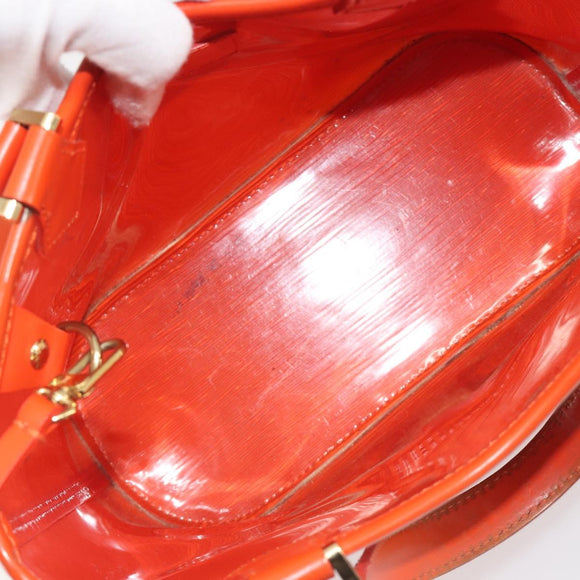 LOUIS VUITTON Epi Plage Mini Lagoon Bay Hand Bag Orange M92262 LV Auth 193390A
