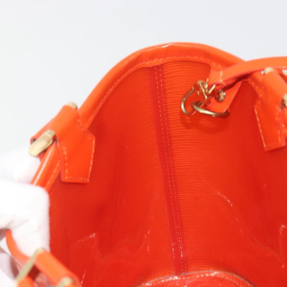 LOUIS VUITTON Epi Plage Mini Lagoon Bay Hand Bag Orange M92262 LV Auth 193390A