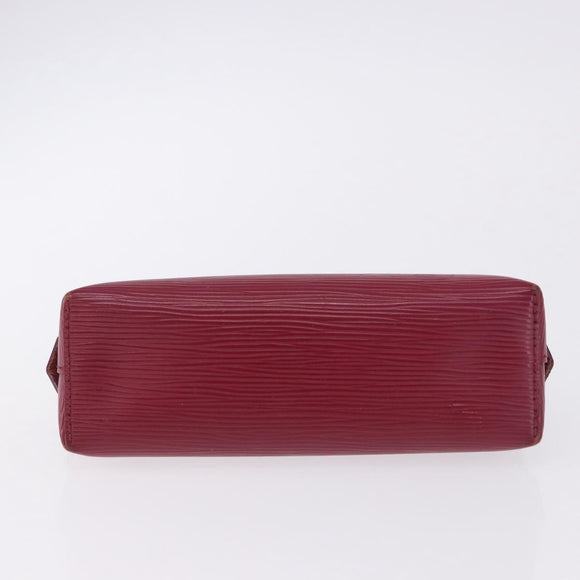 LOUIS VUITTON Epi Pochette Cosmetic PM Cosmetic Fuchsia M40641 LV Auth 193400