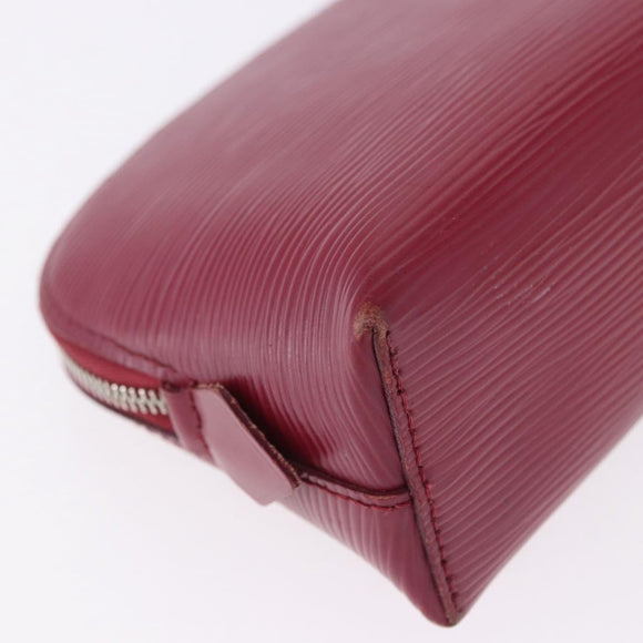 LOUIS VUITTON Epi Pochette Cosmetic PM Cosmetic Fuchsia M40641 LV Auth 193400