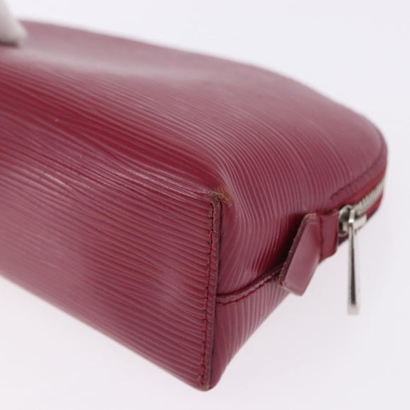LOUIS VUITTON Epi Pochette Cosmetic PM Cosmetic Fuchsia M40641 LV Auth 193400