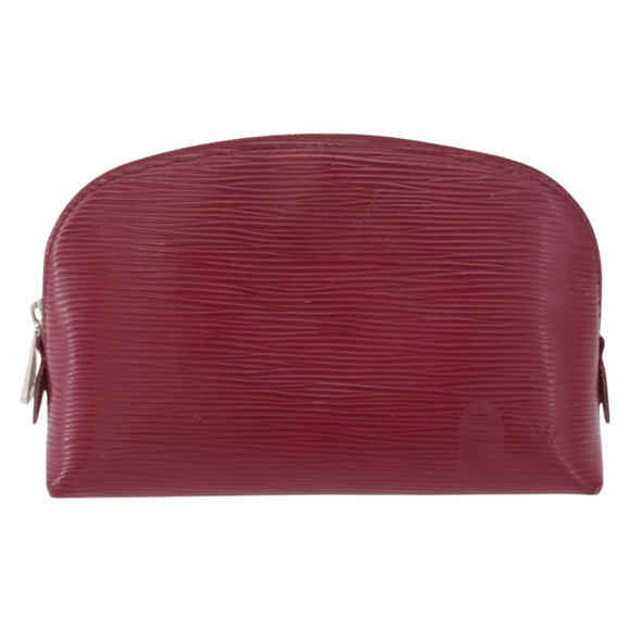 LOUIS VUITTON Epi Pochette Cosmetic PM Cosmetic Fuchsia M40641 LV Auth 193400