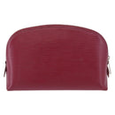 LOUIS VUITTON Epi Pochette Cosmetic PM Cosmetic Fuchsia M40641 LV Auth 193400-3