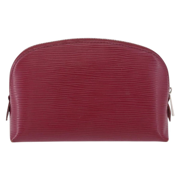 LOUIS VUITTON Epi Pochette Cosmetic PM Cosmetic Fuchsia M40641 LV Auth 193400
