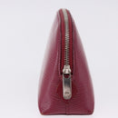 LOUIS VUITTON Epi Pochette Cosmetic PM Cosmetic Fuchsia M40641 LV Auth 193400-5
