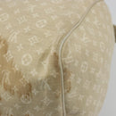 LOUIS VUITTON Monogram Mini Lin Speedy 30 Bag White Dunne M95319 LV Auth 193401-13