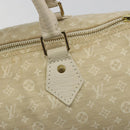 LOUIS VUITTON Monogram Mini Lin Speedy 30 Bag White Dunne M95319 LV Auth 193401-16