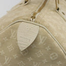 LOUIS VUITTON Monogram Mini Lin Speedy 30 Bag White Dunne M95319 LV Auth 193401-17