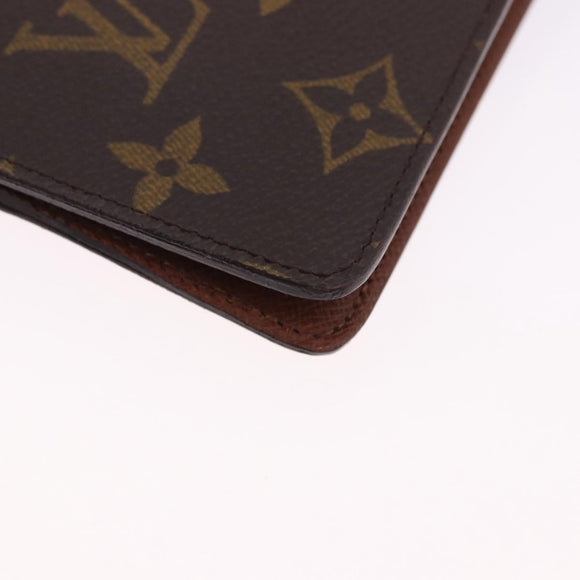 LOUIS VUITTON Monogram Agenda MM Day Planner Cover R20105 LV Auth 193408