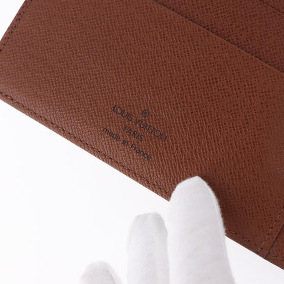 LOUIS VUITTON Monogram Agenda MM Day Planner Cover R20105 LV Auth 193408