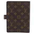 LOUIS VUITTON Monogram Agenda MM Day Planner Cover R20105 LV Auth 193408-3