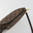 LOUIS VUITTON Damier Ebene Trousse Make Up Pouch N51982 LV Auth 193409-6