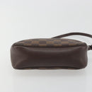 LOUIS VUITTON Damier Ebene Trousse Make Up Pouch N51982 LV Auth 193409-5