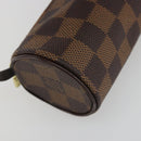 LOUIS VUITTON Damier Ebene Papillon Pouch LV Auth 193410V-11